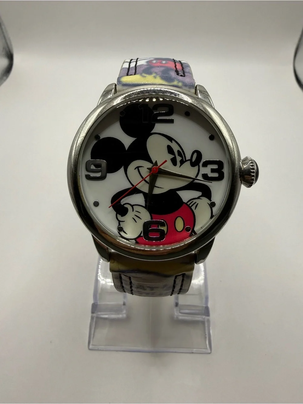 Disney Mickey Mouse MCK958 Cartoons Comic Band Watch (New Battery)